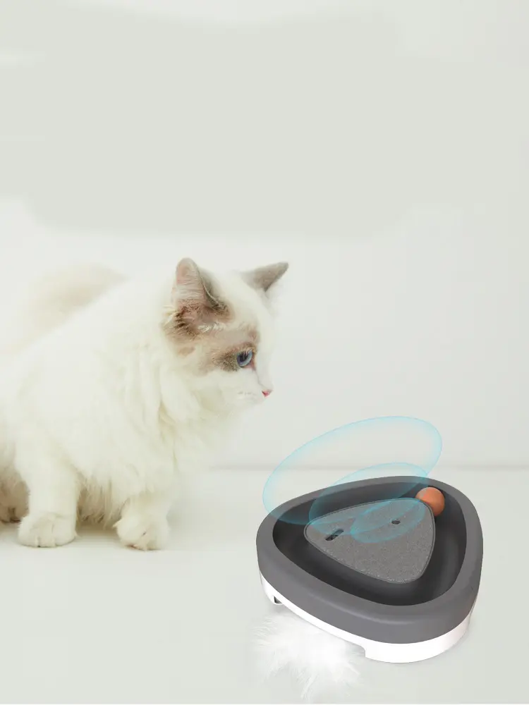 Triangle turntable electric toy