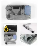 6In1 Gray Handle
