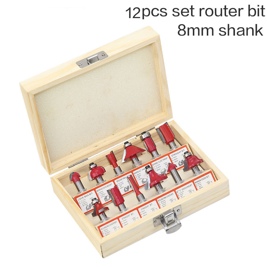 12 sets of 8 handles red