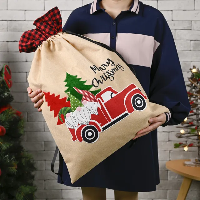Christmas ornament forest old man car gift bag Gift Bag - Shop at LoveMi