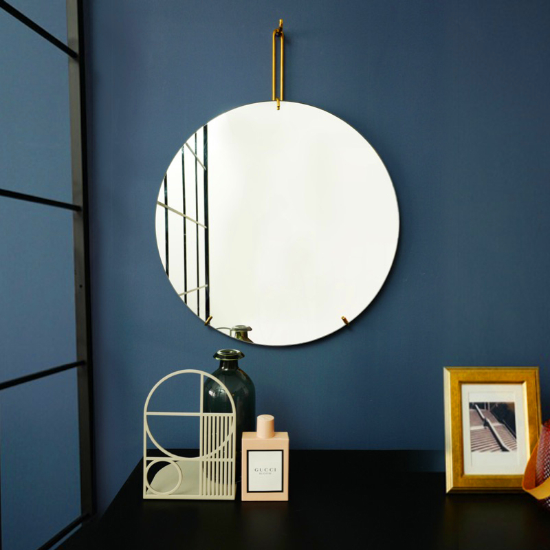 Round Wall Mirror, Metal Frame, picture 4 of 5
