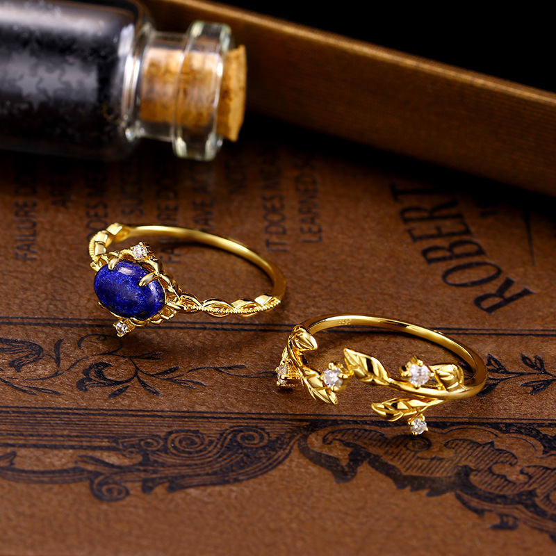 Japanese and Korean light luxury jewelry set ring