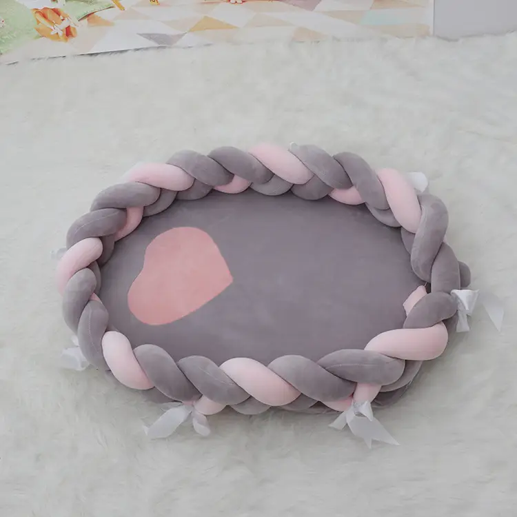 European style woven twist crib
