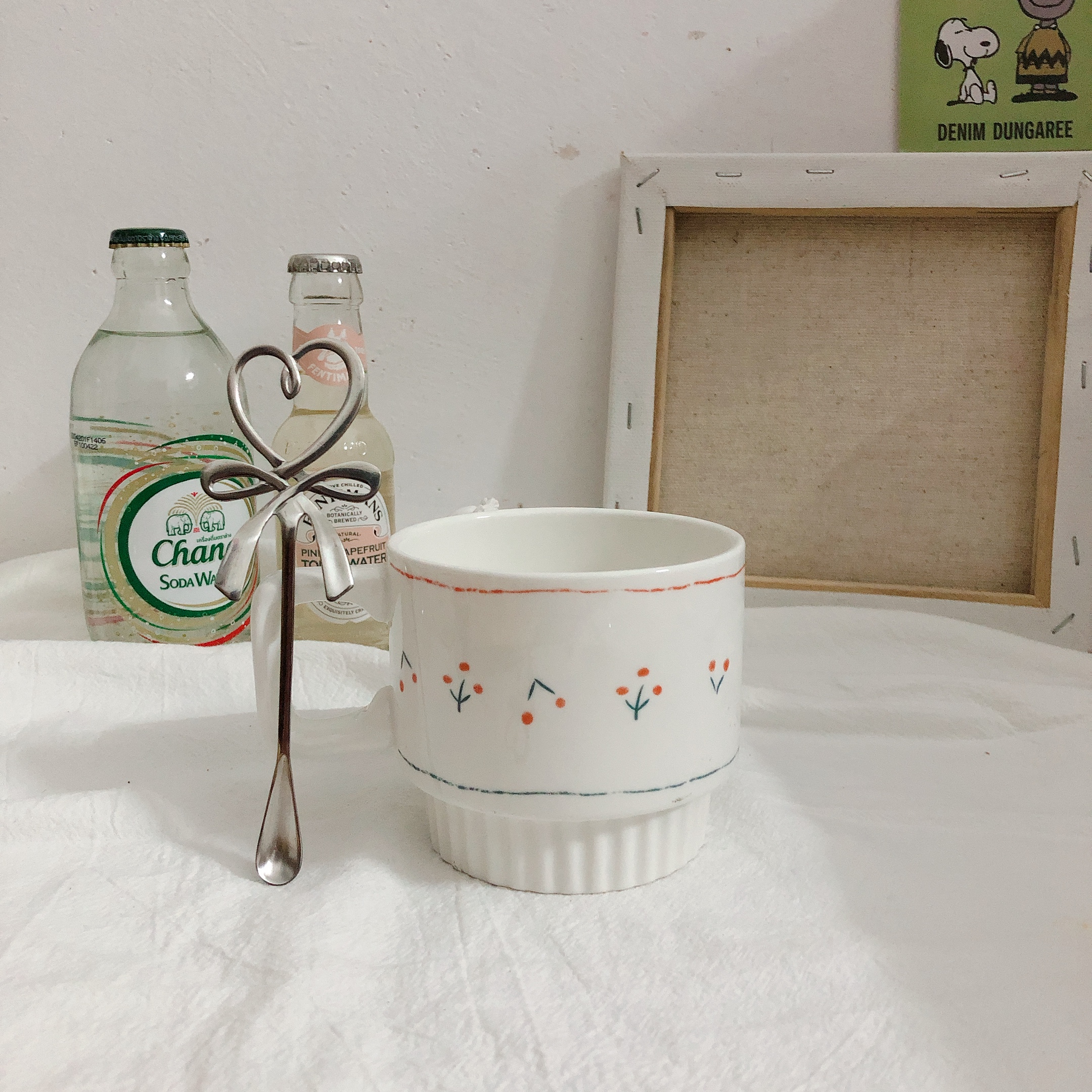 Nordic creative love girl ceramic cherry simple mug J - Shop at LoveMi