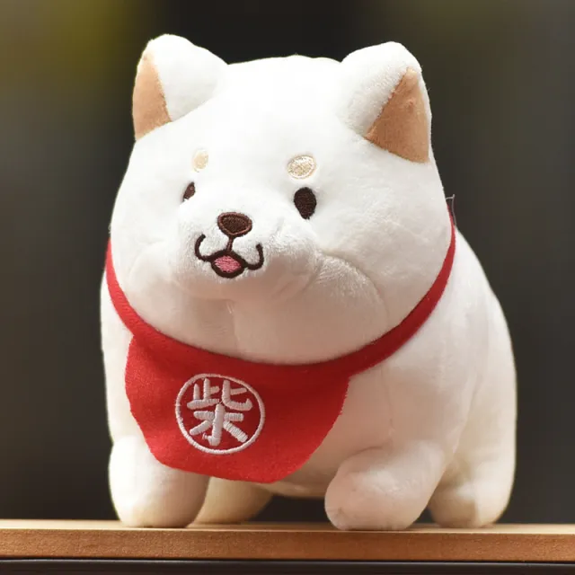 Cute Puppy Shiba Inu Ragdoll Doll Wedding Puppets Throwing Gifts White - Shop at LoveMi