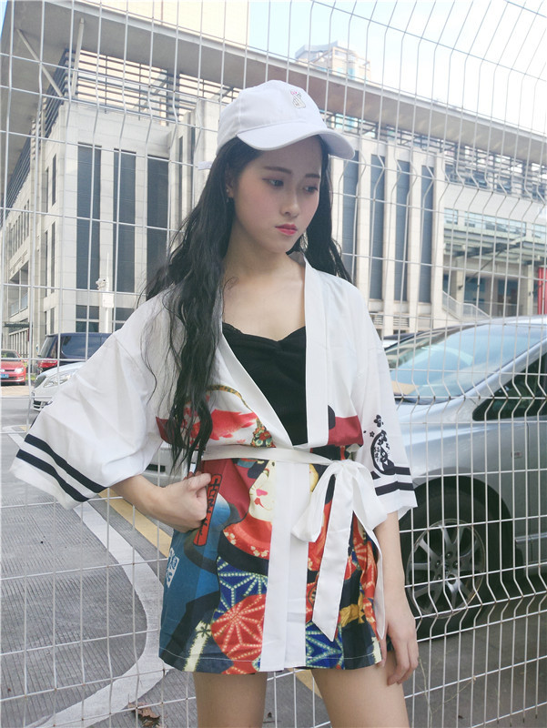 Three-quarter sleeves thin sun protection clothing cardigan short coat