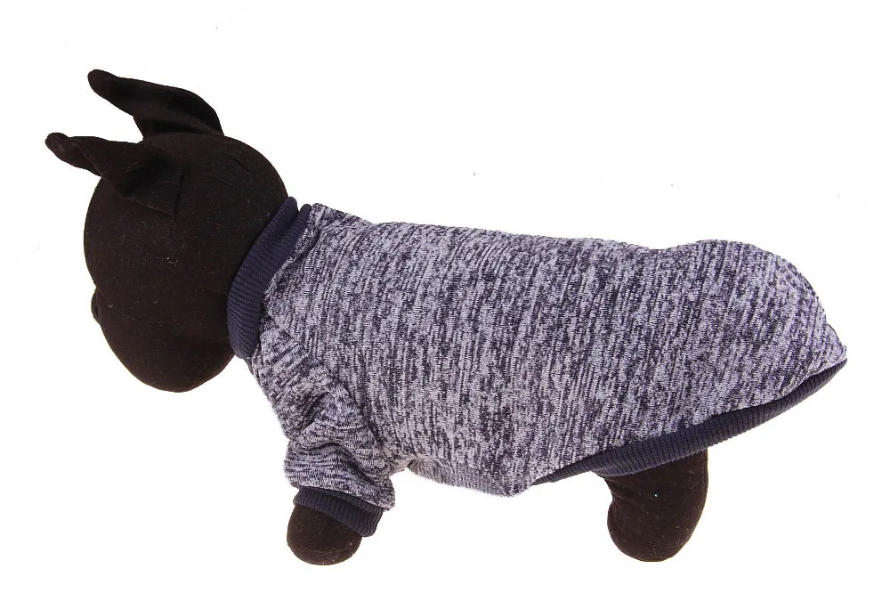 Colorful pet clothes pet two-legged sweater - Black
