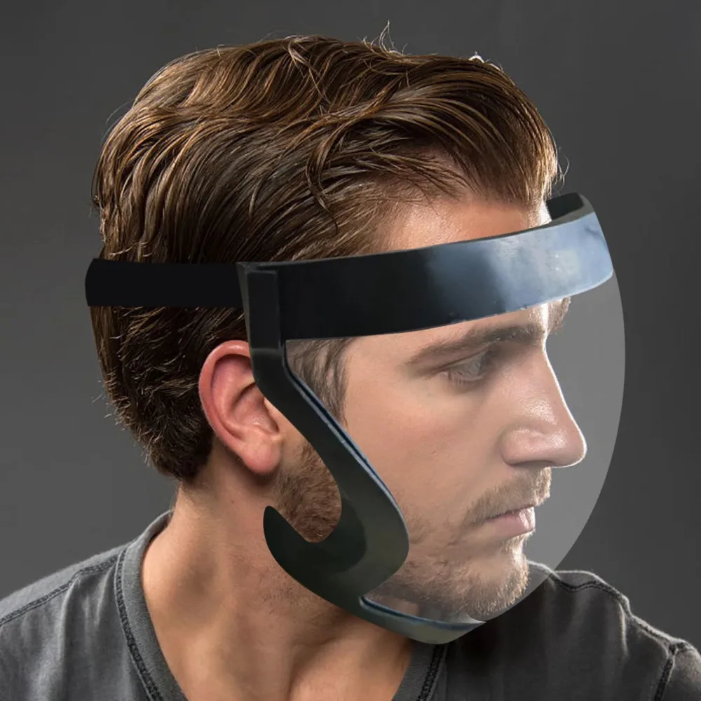 Full Face Mask Transparent Sports with Edging