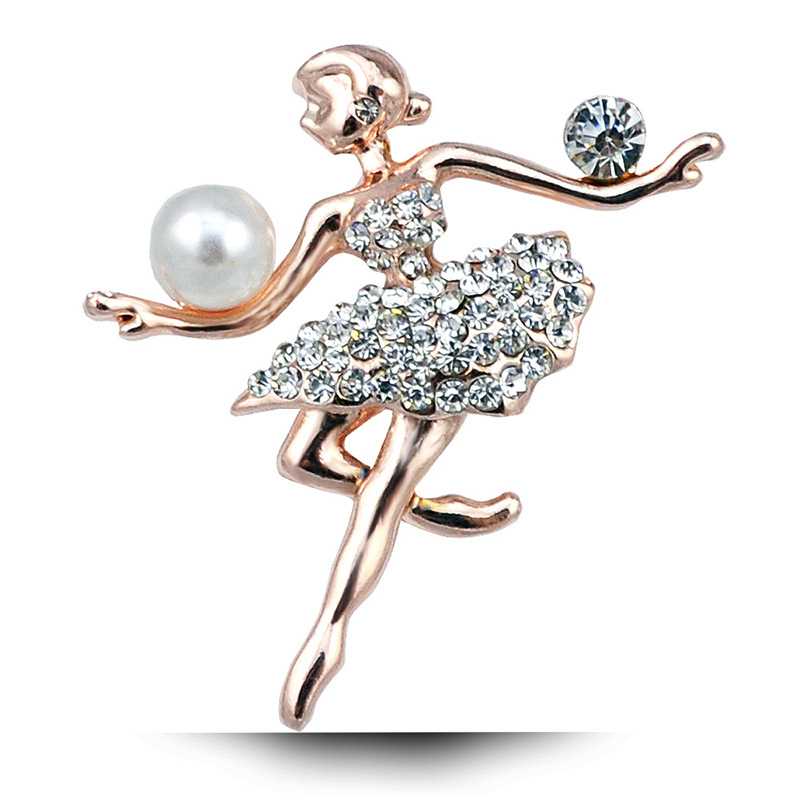 Ballerina Girl Brooch, picture 2 of 4