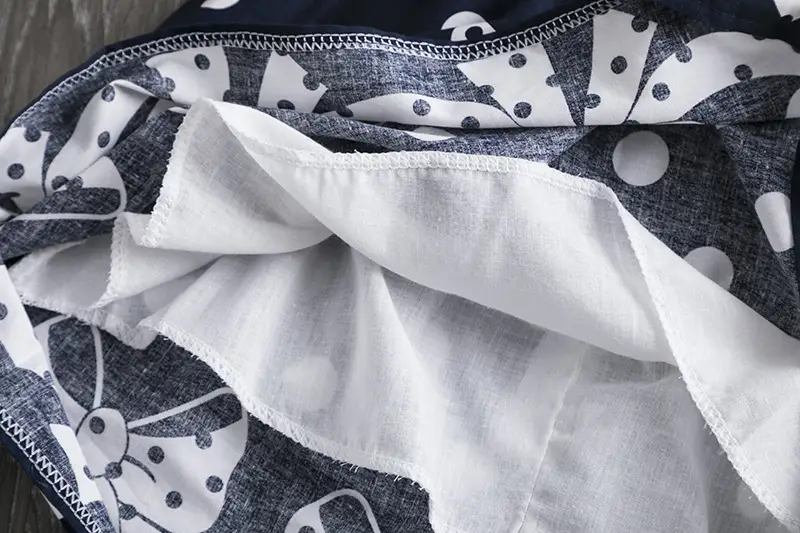 DOT BOW WAISTCOAT DRESS