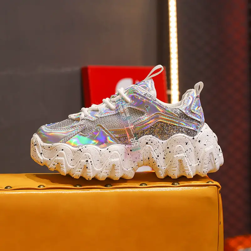Fall new Korean style net red snowflake platform casual shoes