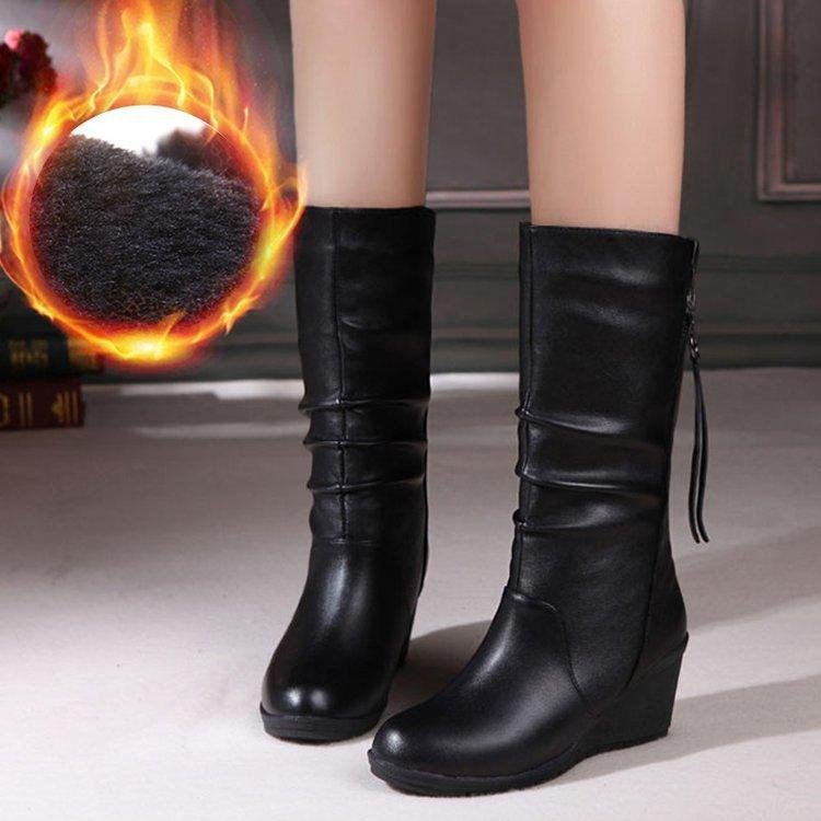 Mid-Tube Platform Boots, picture 5 of 5