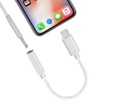 Audio Adapter Compatible for 78X Lightning to 3.5mm 2-in-1