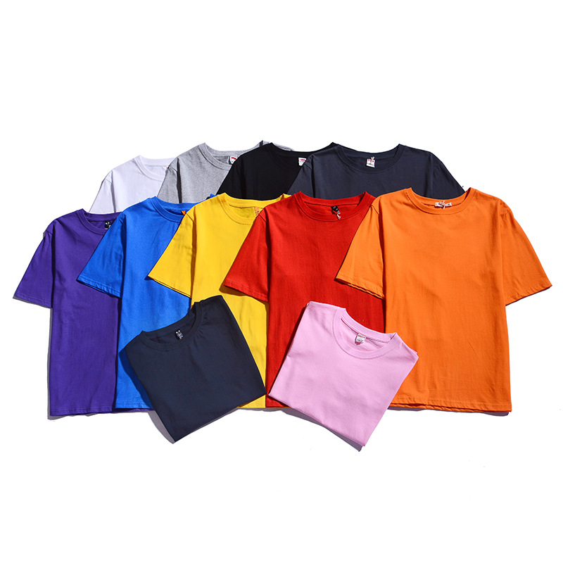 Casual round neck all-match basic short sleeve