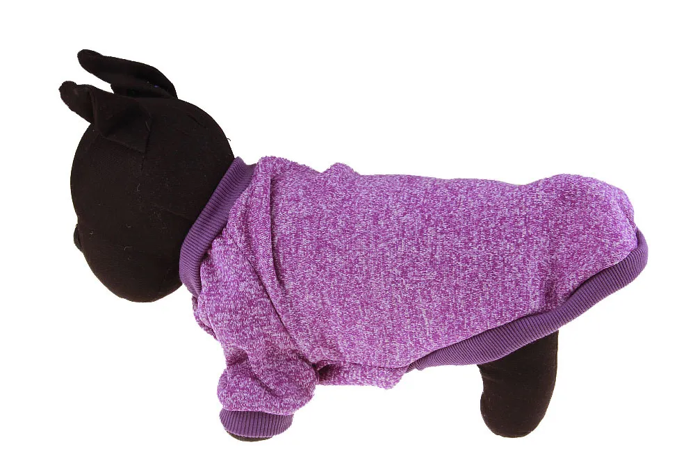 Colourful pet clothes pet two-legged sweater - Purple
