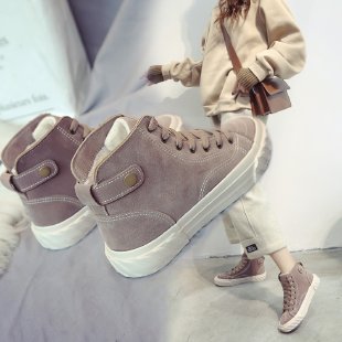 Versatile student shoes women's Korean cotton shoes