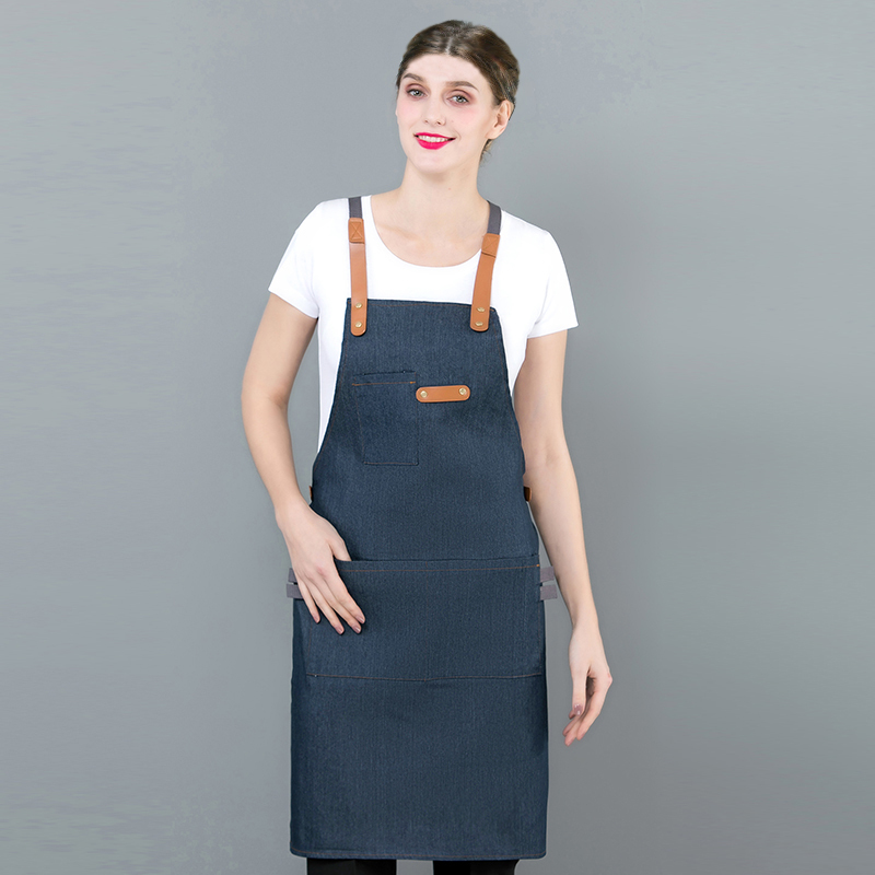 Title 4, Floral Barber Denim Canvas Workwear Apron