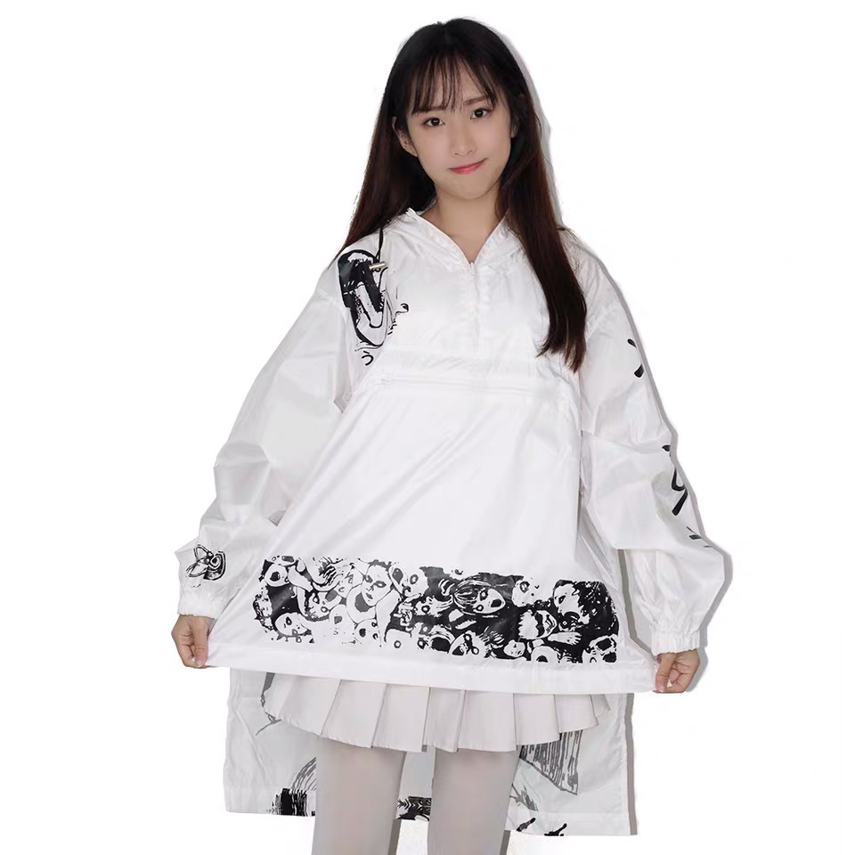 New Harajuku waterproof windbreaker women