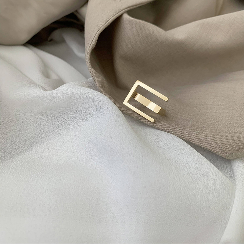 European and American Fashion Minimalist Glossy Ring