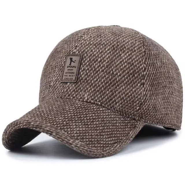 Wool cashmere baseball cap Coffee - Shop at LoveMi