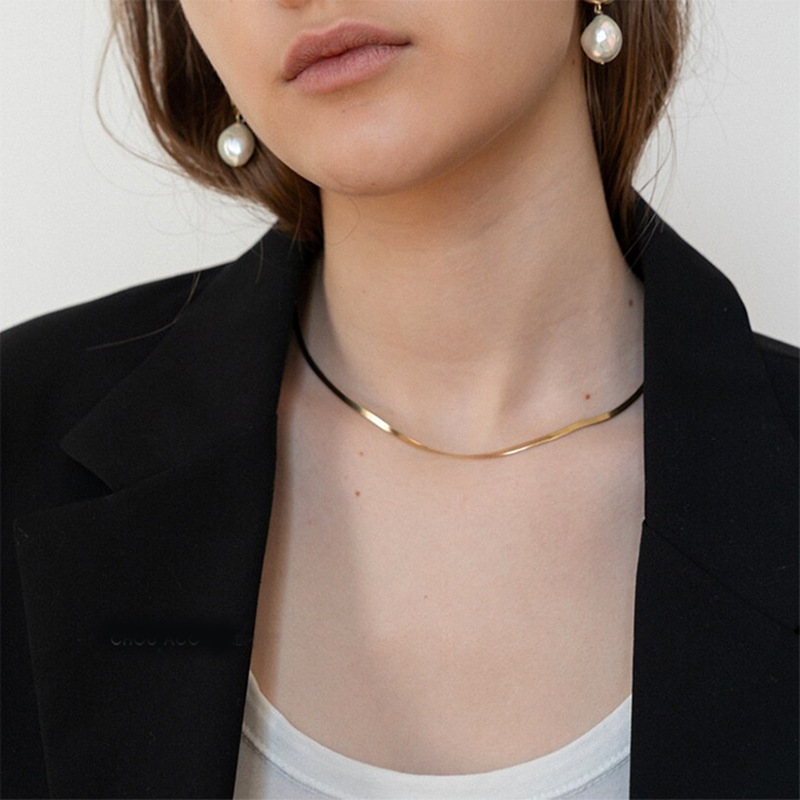 European and American wild snake bone chain