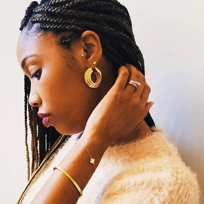 Exaggerated big earrings female temperament big earrings