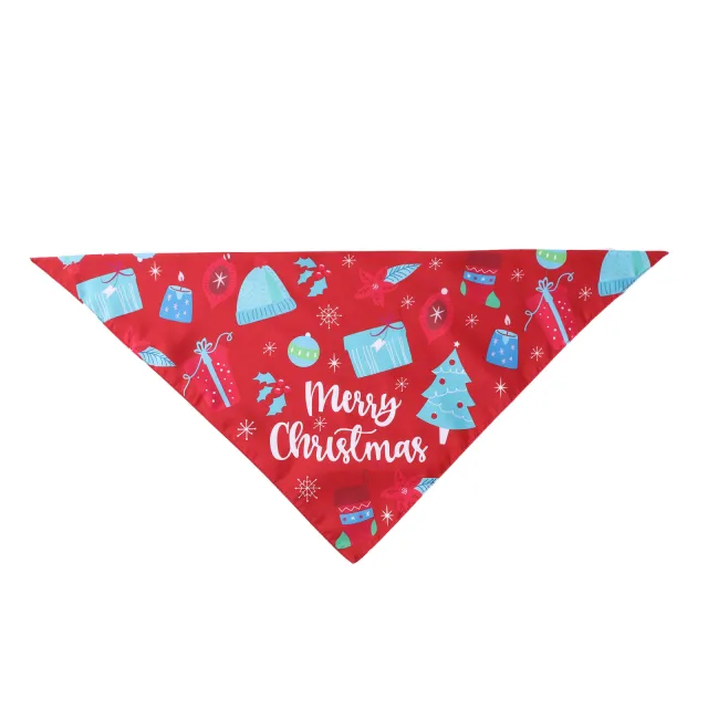 Pet saliva towel dog triangle towel Christmas - Shop at LoveMi