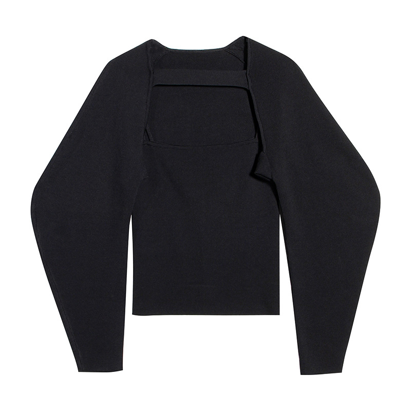 Fashion long-sleeved suit for outer wear with camisole