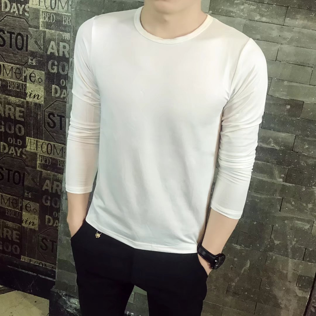 Men's long sleeve t-shirt round neck