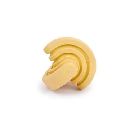 Rubber Dog Molars Teeth Relief Bouncy Ball Yellow - Shop at LoveMi