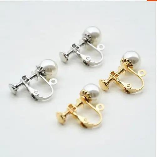 Screw ear clip diy earring accessories