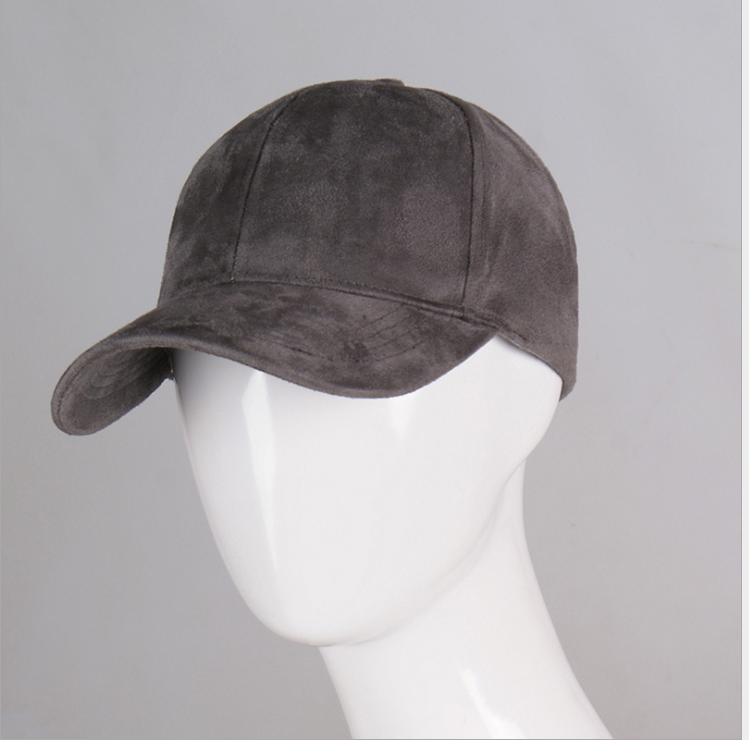 Suede candy color solid color sunscreen cap