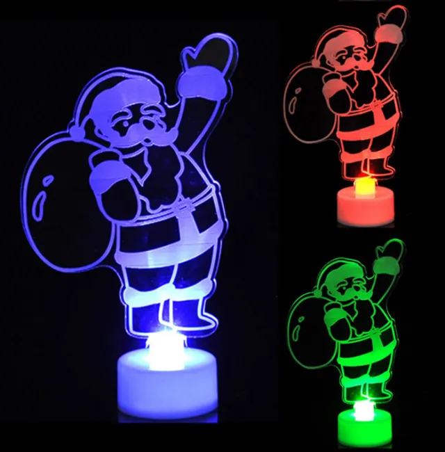 3D Snown Night Light Santa Claus - Shop at LoveMi