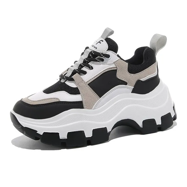 Women's platform sneakers - Black