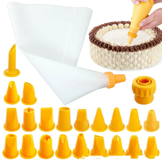 Squeeze nozzle piping bag White - Shop at LoveMi
