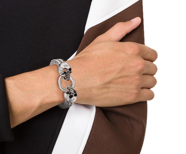 Titanium steel men's bracelet