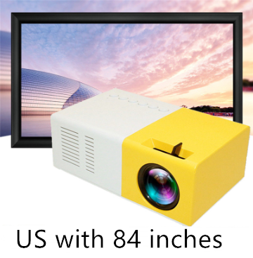 Portable Projector 3D Hd Led Home Theater Cinema HDMI-compatible Usb Audio Projector Yg300 Mini Projector - Image 50
