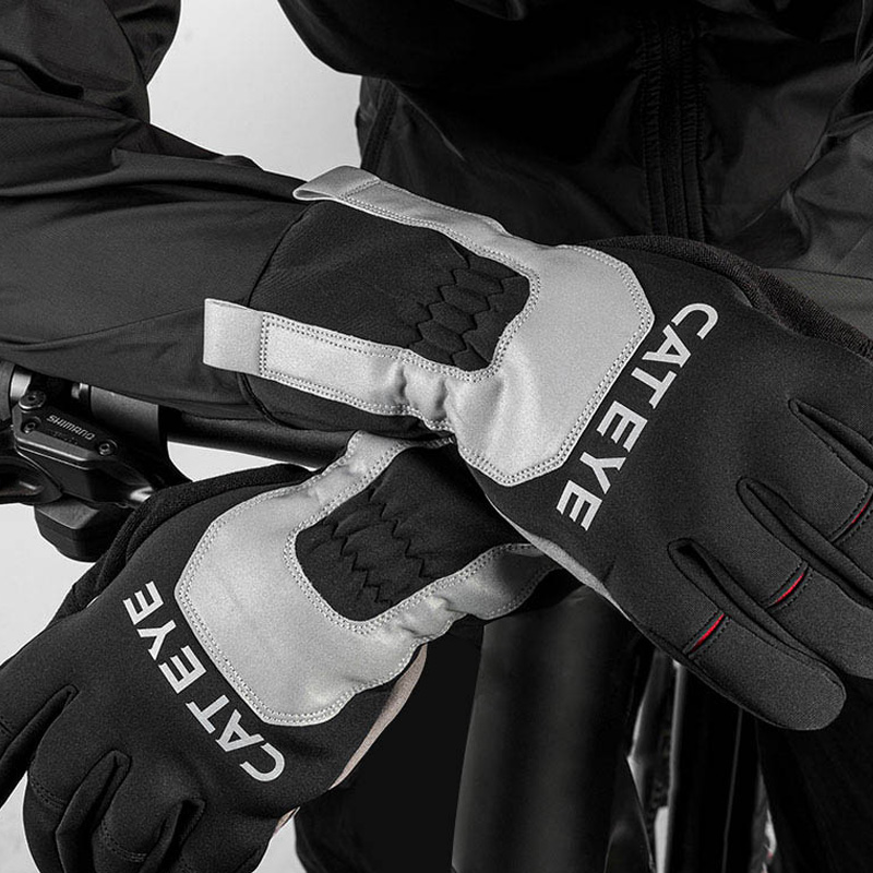 قفازات ركوب الدراجة كاملة الأصابع للرجال والنساء - خريف وشتاء، مناسبة للدراجات النارية والدراجات الهوائية