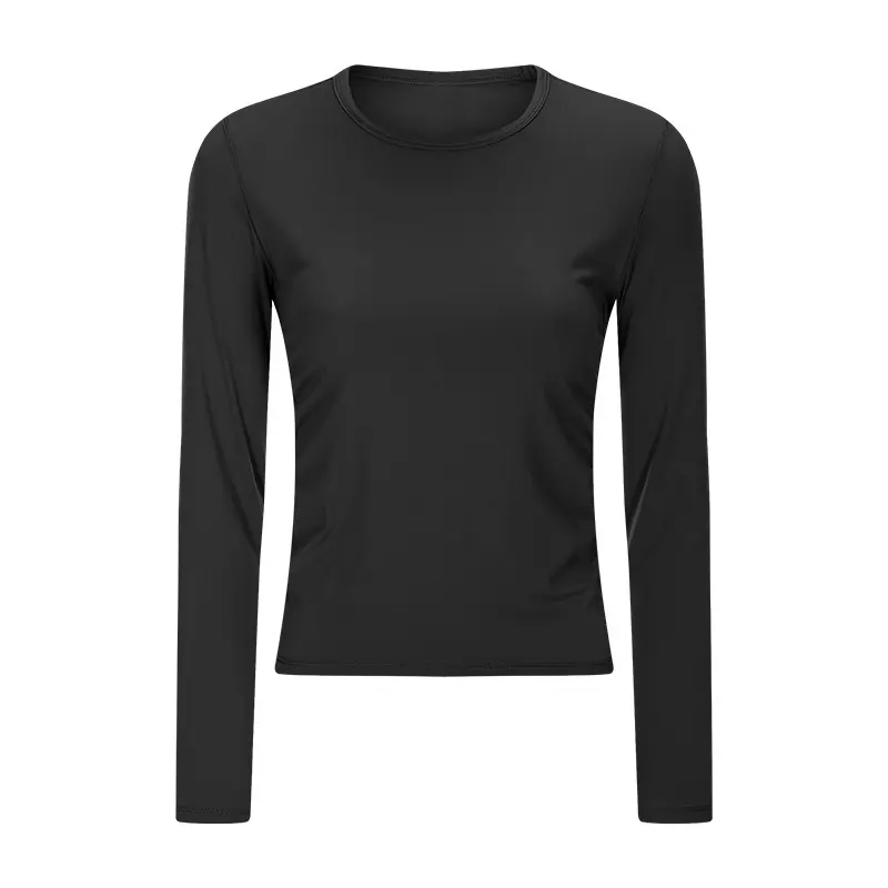 Women's Stretch Round Neck Sports T-shirt Top