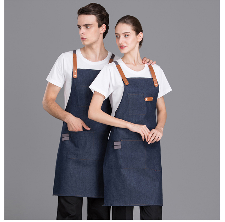 Title 3, Floral Barber Denim Canvas Workwear Apron