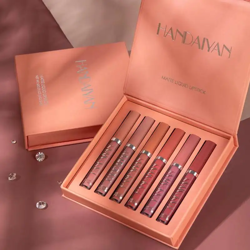 Non-sticky cup matte liquid lipstick set gift