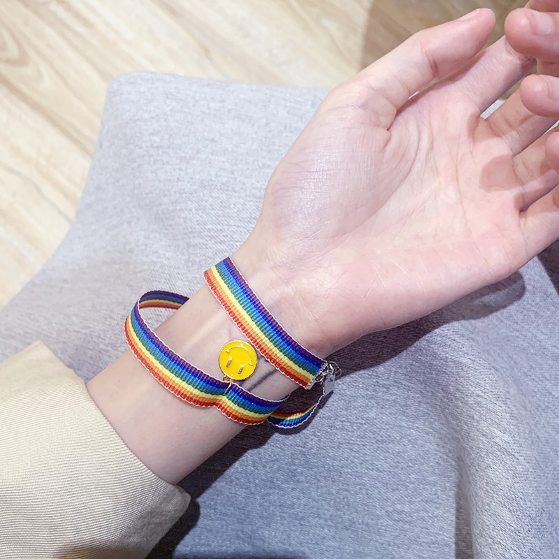 Korean rainbow Necklace Pendant