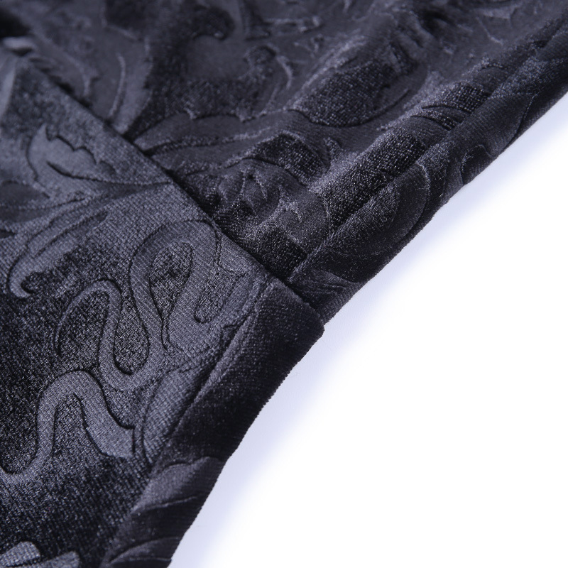 European and American dark niche style lace dress