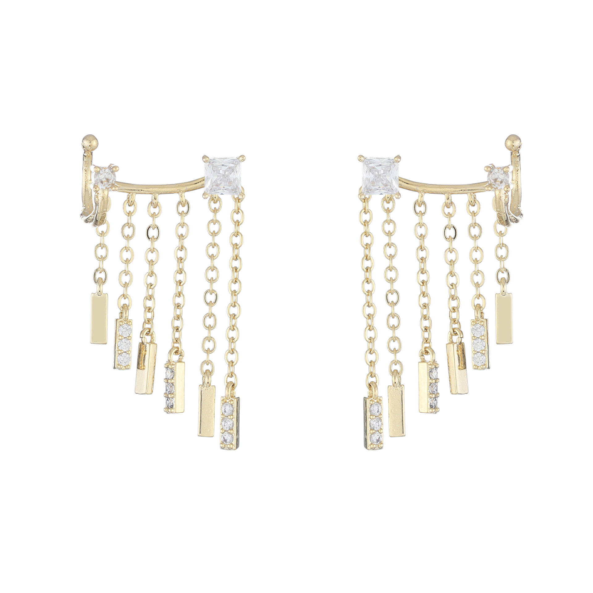 Tassel ear bone clip
