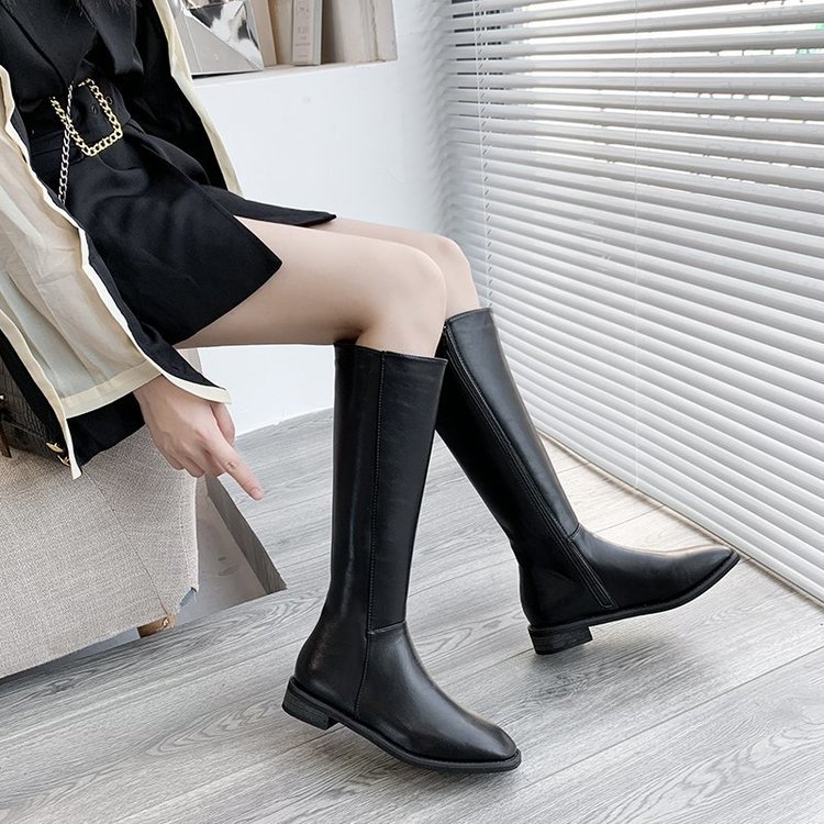 Women's thick heel mid-heel over the knee boots women