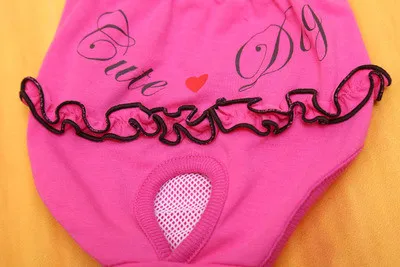 Pet dog physiological pants cute skirt safety pants Red - Shop at LoveMi