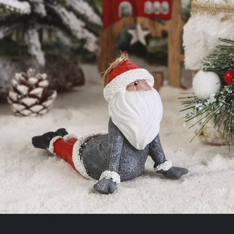 Decoration of Santa Claus with resin technology - Prostrate