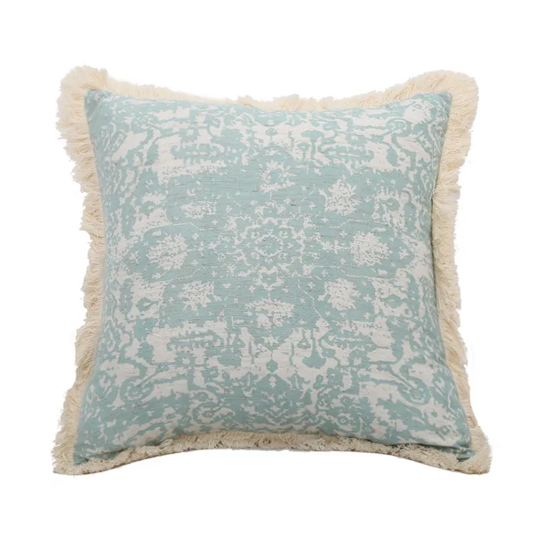 Printed woven tufted pillow cushion cover - Pe20153P