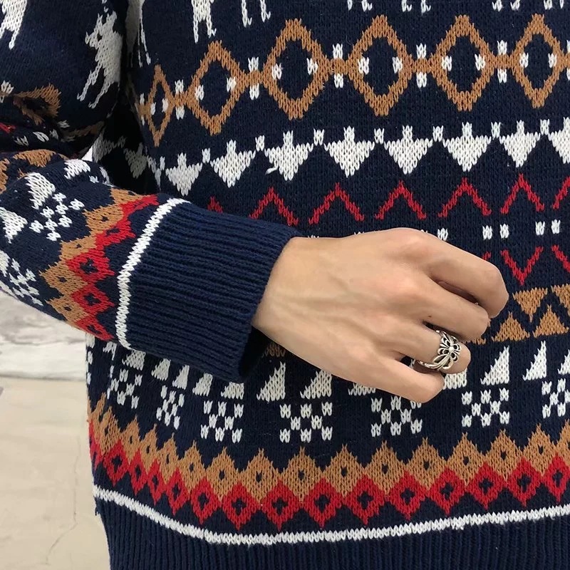 Sweater trend men's sweater top tide brand