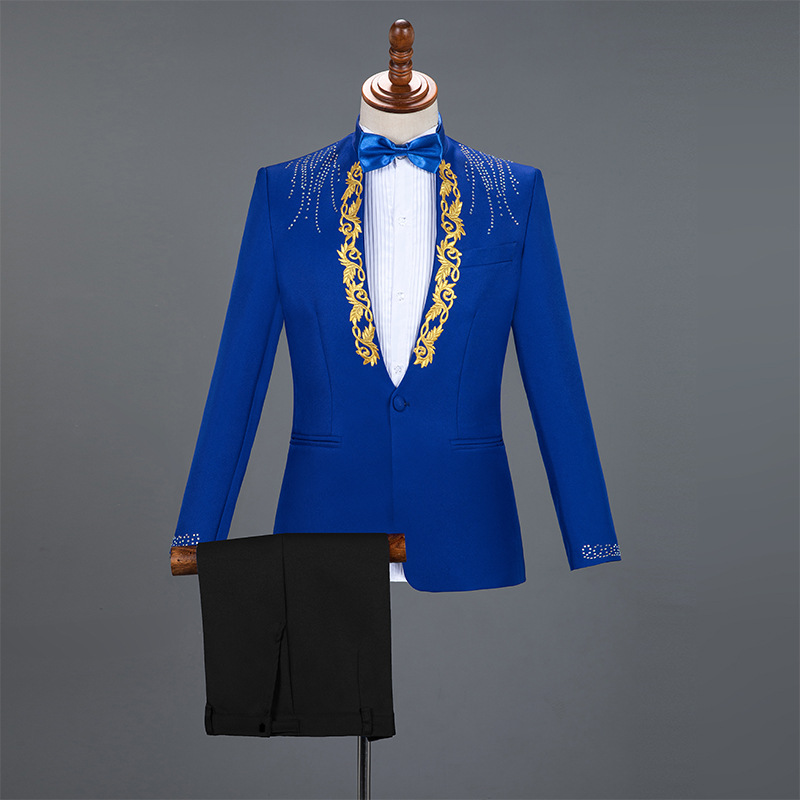 Costume Male  Stand-up Collar